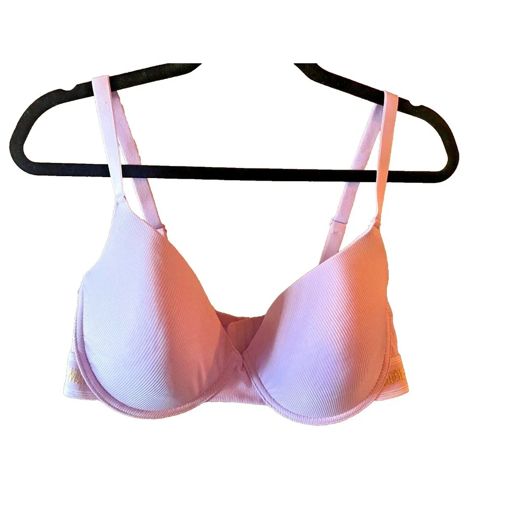 Steve Madden Bra 38 D 38D Pink Comfortable Wide Band Gently PreOwned‎
